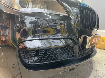 랩핑 맛집, 쪼군샵 BMW 740 LI 크롬 딜리트(크롬 죽이기) 시공, / 서초, 강남, 양재