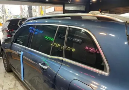 메르세데스-벤츠 GLB 35 AMG 크롬 딜리트(크롬 죽이기) 부분 랩핑 / 서초, 강남, 양재