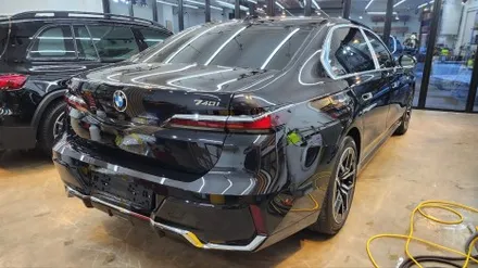 강남 자동차 랩핑, BMW 740 i 크롬 딜리트(크롬 죽이기) 부분 랩핑 / 서초, 강남, 양재
