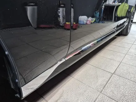 BMW 740 i 크롬 딜리트(크롬 죽이기) 부분 랩핑 시공 / 강남구 역삼동
