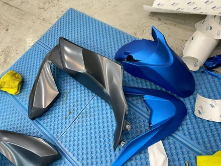 강남. 서초. 분당 [ HONDA PCX ] Matte Blue Metallic 전체 랩핑 시공하기_출장 랩핑 / 서초, 강남, 양재