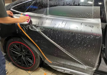 메르세데스 - 벤츠 GT 43 AMG  전체 무광 PPF 및 크롬 딜리트(크롬 죽이기), 포인트 랩핑 강남 양재동 자동차 드레스 업 전문 쪼군샵 / 서초, 강남, 양재