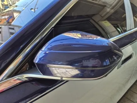 BMW 740 i 산타니아 블루 투톤 랩핑 시공, / 강남구 역삼동