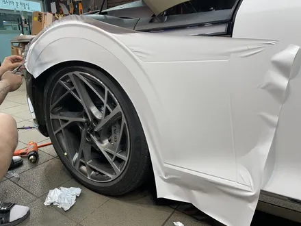 제네시스 G90, Avery Satin White(에이버리 사틴 화이트) 전체 랩핑 강남 양재동 자동차 드레스 업 전문 쪼군샵 / 서초, 강남, 양재