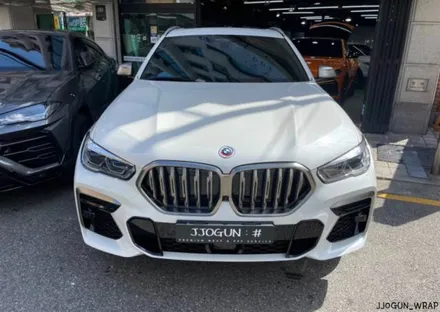 BMW X6 M 50 i 앞 범퍼 및 보닛 부분 PPF, 강남 양재동 자동차 드레스 업 전문 쪼군샵 / 서초, 강남, 양재