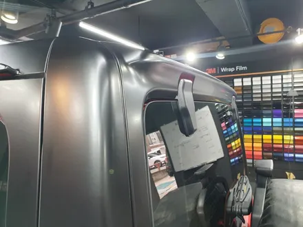 JEEP, 랭글러 루비콘 파워탑을 하드탑 처럼 연출해 보기!! 사틴 블랙 부분 랩핑 / 서초, 강남, 양재