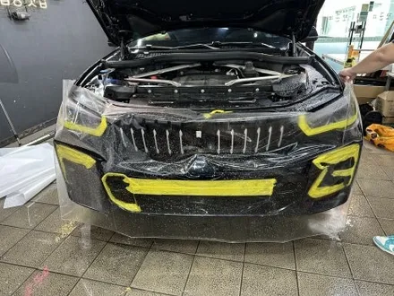 강남, 양재동 자동차 PPF, BMW X6 사고 차량 전면부 PPF 시공하기!! / 강남구 역삼동