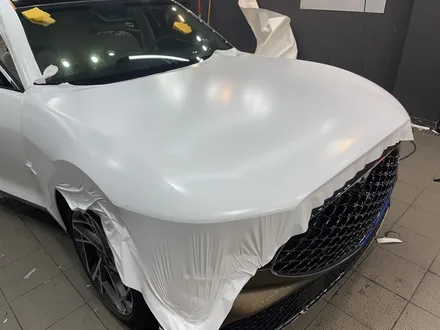제네시스 G90, Avery Satin White(에이버리 사틴 화이트) 전체 랩핑 강남 양재동 자동차 드레스 업 전문 쪼군샵 / 서초, 강남, 양재