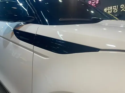 랩핑과 도색 작업기로 확실한 익스테리어, 레인지로버 이보크, 블랙 패키지 / 서초, 강남, 양재