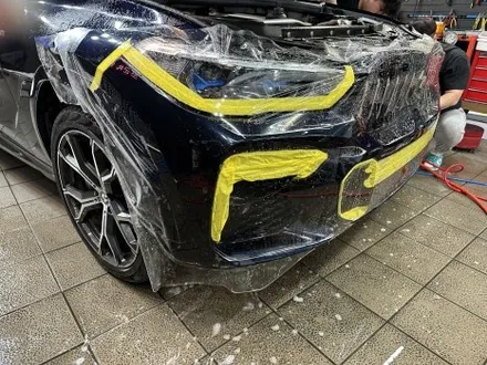 강남, 양재동 자동차 PPF, BMW X6 사고 차량 전면부 PPF 시공하기!! / 강남구 역삼동