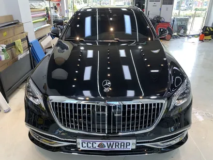[씨씨씨랩핑] 벤츠 S650 마이바흐 투톤(듀오톤) 에이버리 실버 메탈릭 시공 남양주랩핑.구리랩핑.별내랩핑.강북랩핑 / 구리시 사노동