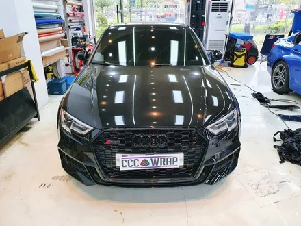 [씨씨씨랩핑] 아우디 Audi a3 크롬죽이기  크롬딜리트  윈도우 몰딩 시공 남양주 양주 서울 포천 의정부 하남  랩핑 전문점 / 구리시 사노동