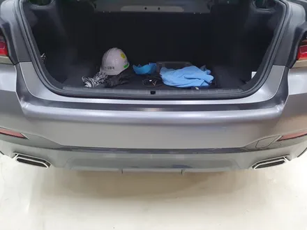 [씨씨씨랩핑] BMW g30 5시리즈 3M2080 사틴다크그레이 뒷범퍼 보험수리.보험랩핑(남양주별내.다산.호평.마석.구리) / 구리시 사노동