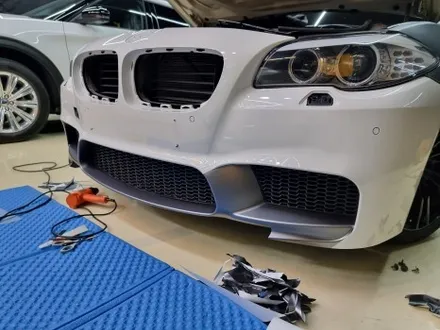 [씨씨씨랩핑]  BMW 5시리즈 단종필름으로 인하여 전체랩핑 제거후 재시공 / 구리시 사노동