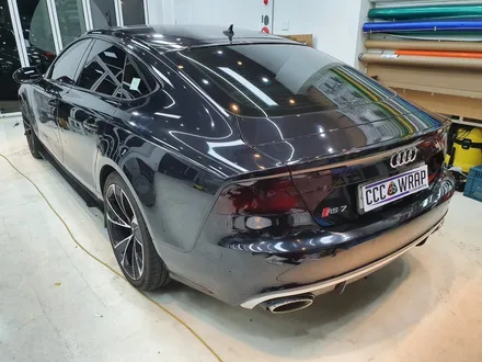 [씨씨씨랩핑]아우디 Audi A7 크롬죽이기 RS7 범퍼.손잡이.윈도우몰딩.라이트필름 시공  남양주.양주.의정부.포천.서울.구리.하남 랩핑 전문점 / 구리시 사노동