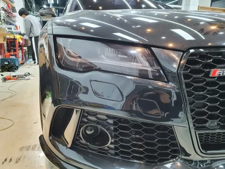[씨씨씨랩핑]아우디 Audi A7 크롬죽이기 RS7 범퍼.손잡이.윈도우몰딩.라이트필름 시공  남양주.양주.의정부.포천.서울.구리.하남 랩핑 전문점 / 구리시 사노동
