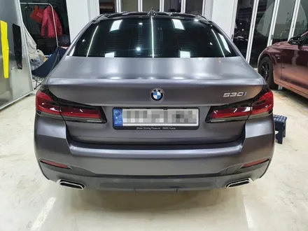 [씨씨씨랩핑] BMW g30 5시리즈 3M2080 사틴다크그레이 뒷범퍼 보험수리.보험랩핑(남양주별내.다산.호평.마석.구리) / 구리시 사노동