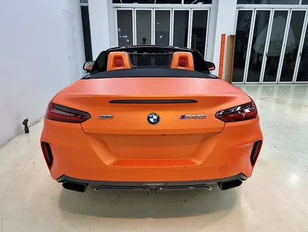 BMW Z4 프로즌그레이 전체랩핑 LB무광 오렌지 시공 / 구리시 사노동