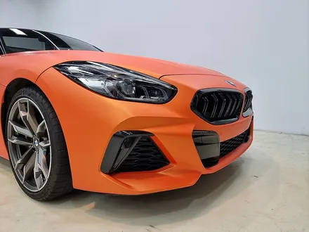 BMW Z4 프로즌그레이 전체랩핑 LB무광 오렌지 시공 / 구리시 사노동