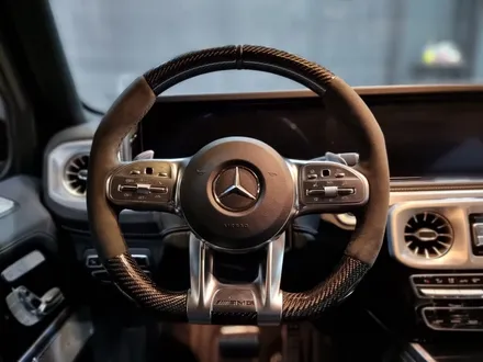 [남양주랩핑]메르세데스벤츠(mercedes-benz) g바겐 실내디자인 고광택 카본 필름으로 하이그로시 블랙 변신! / 구리시 사노동