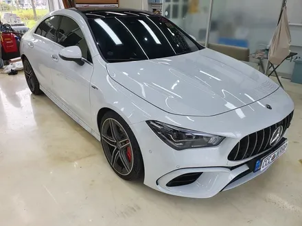 [씨씨씨랩핑] 벤츠 CLA 45 AMG s  3M2080유광블랙 크롬딜리트(크롬죽이기),포인트랩핑(전범퍼덕트.사이드미러.스포일러.손잡이.사이드스커트) 시공 / 구리시 사노동