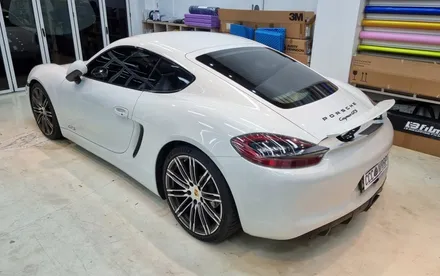 [씨씨씨랩핑]포르쉐 카이맨GTS 루프스킨 3M2080 유광블랙 / 구리시 사노동