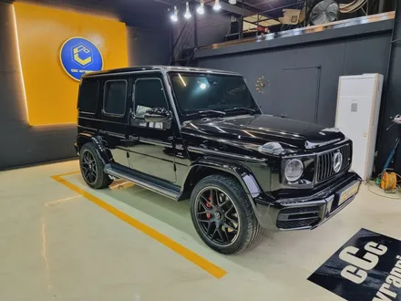 [남양주랩핑]메르세데스벤츠(mercedes-benz) g바겐 실내디자인 고광택 카본 필름으로 하이그로시 블랙 변신! / 구리시 사노동