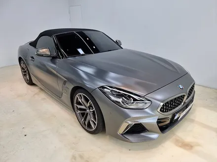 BMW Z4 프로즌그레이 전체랩핑 LB무광 오렌지 시공 / 구리시 사노동