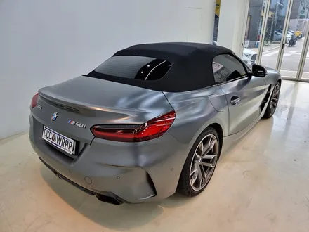 BMW Z4 프로즌그레이 전체랩핑 LB무광 오렌지 시공 / 구리시 사노동