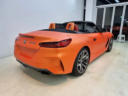 BMW Z4 프로즌그레이 전체랩핑 LB무광 오렌지 시공 / 구리시 사노동