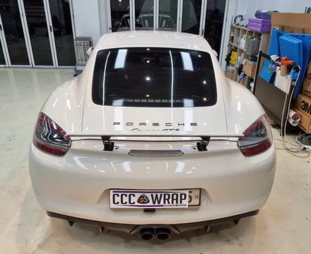 [씨씨씨랩핑]포르쉐 카이맨GTS 루프스킨 3M2080 유광블랙 / 구리시 사노동