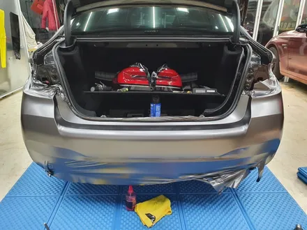 [씨씨씨랩핑] BMW g30 5시리즈 3M2080 사틴다크그레이 뒷범퍼 보험수리.보험랩핑(남양주별내.다산.호평.마석.구리) / 구리시 사노동