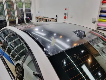 [씨씨씨랩핑] BMW 5시리즈 f10 520d 카본 루프스킨 제거후 사틴블랙 재시공남양주.구리.하남.양주.의정부.서울.강북 랩핑전문점 / 구리시 사노동