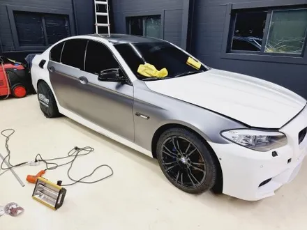 [씨씨씨랩핑]  BMW 5시리즈 단종필름으로 인하여 전체랩핑 제거후 재시공 / 구리시 사노동