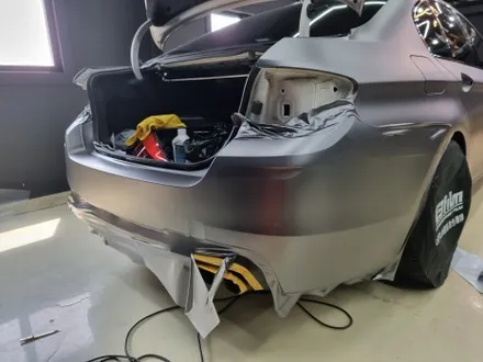 [씨씨씨랩핑]  BMW 5시리즈 단종필름으로 인하여 전체랩핑 제거후 재시공 / 구리시 사노동