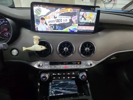 서울에서방문하신 스팅어 안드로이드 올인원 마이스터매립방식,어라운드뷰 순정기능까지 100프로살려서시공 #스팅어안드로이드완벽시공#스팅어어라운드뷰#스팅어마이스터방식매립 / 청주, 세종, 천안