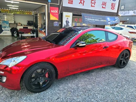 젠쿱이 이렇게 이쁘다고??? 전체랩핑차량에 열차단썬팅 애니가드COCO9 반사썬팅 시공하니깐 완존 다른차가 되버렸네~#청주반사썬팅#제네시스쿠페반사썬팅#제네시스쿠페안드로이드 / 청주, 세종, 천안