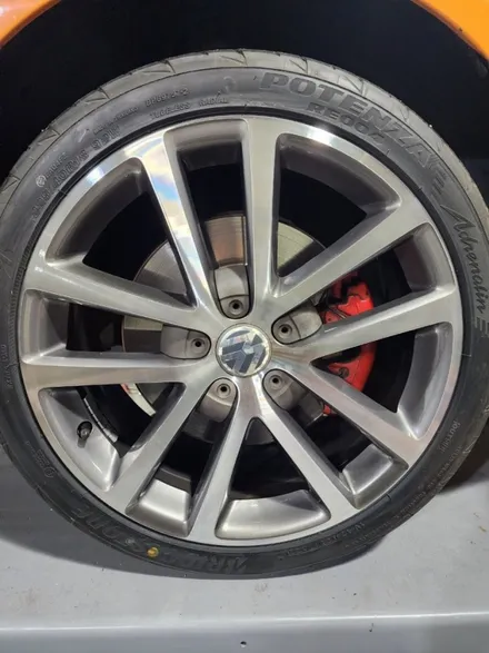 GOLF GTI 순정 18인치 컷팅휠복원 / 광주 광산구