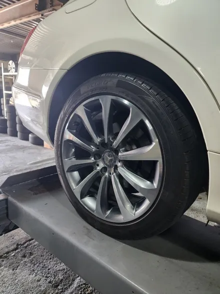 광주휠복원 첨단휠복원 벤츠 CLS350 컷팅휠복원 / 광주 광산구