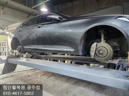 제네시스 G80순정 19인치 크롬휠복원 / 광주 광산구