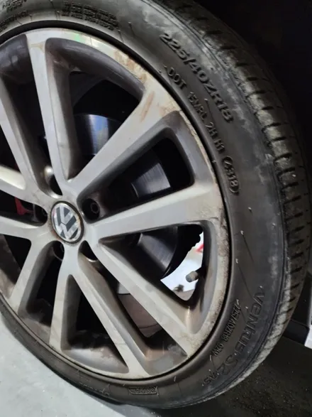 GOLF GTI 순정 18인치 컷팅휠복원 / 광주 광산구