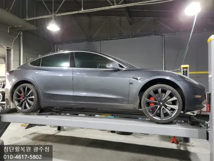 TESLA 순정 20인치 무광도장휠복원 / 광주 광산구