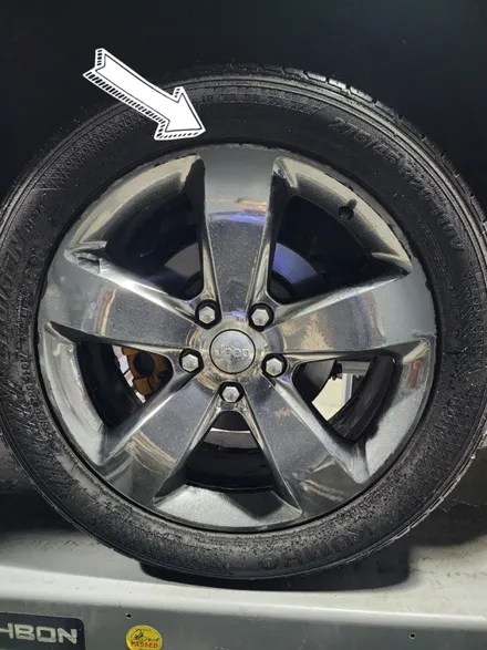 광주휠복원 휠수리 첨단휠복원JEEP 20인치 블랙크롬휠복원 / 광주 광산구