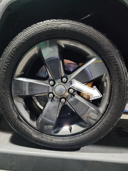 광주휠복원 휠수리 첨단휠복원JEEP 20인치 블랙크롬휠복원 / 광주 광산구
