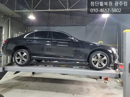 벤츠 E클래스 순정 18인치 다이아몬드컷팅휠복원 / 광주 광산구