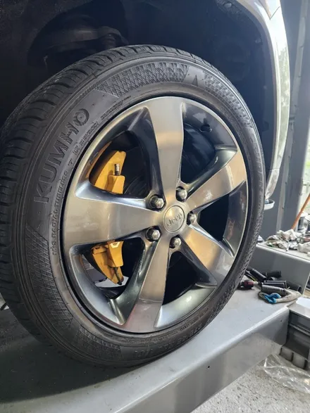 광주휠복원 휠수리 첨단휠복원JEEP 20인치 블랙크롬휠복원 / 광주 광산구