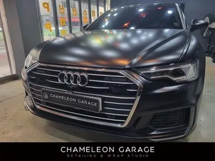 [Audi A6 사틴블랙 앞범퍼 랩핑 재시공]앞범퍼 사고 재시공, 프론트범퍼재시공, 사틴블랙 랩핑, 노원랩핑,하계랩핑,남양주랩핑 / 서울 노원구