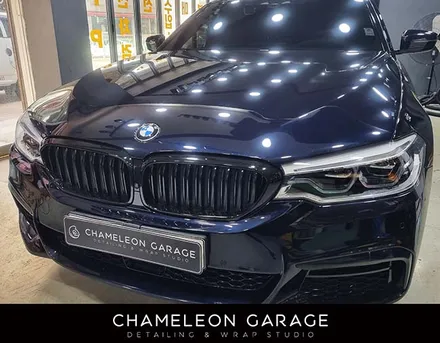 크롬죽이기 랩핑 / BMW / 5시리즈 / 서울 노원구