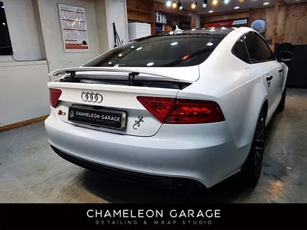 카멜레온게러지[Audi A7 사틴화이트 전체랩핑] 노원광택,PPF,디테일링,노원랩핑,랩핑,유리막코팅,노원세차,부분랩핑,사이드데칼,사이드스컷,디퓨저,디퓨저 랩핑 / 서울 노원구