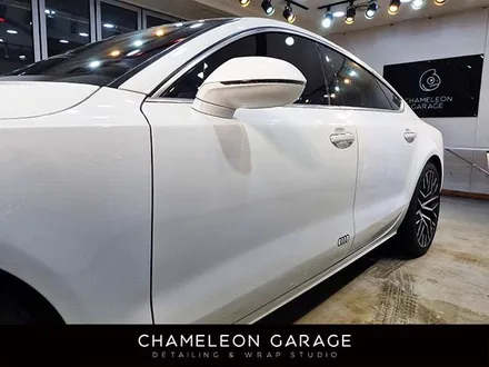 카멜레온게러지[Audi A7 사틴화이트 전체랩핑] 노원광택,PPF,디테일링,노원랩핑,랩핑,유리막코팅,노원세차,부분랩핑,사이드데칼,사이드스컷,디퓨저,디퓨저 랩핑 / 서울 노원구
